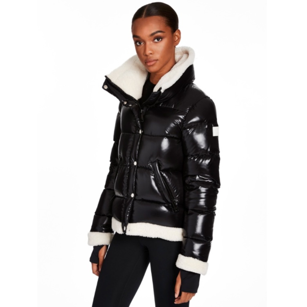 SAM | GIGI Down Jacket With Shearling Trim - Picture 4 of 17